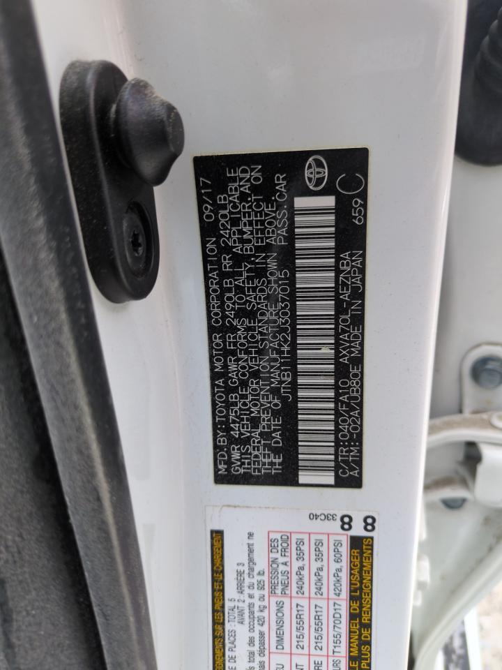 2018 Toyota Camry Le - zdjęcie 12