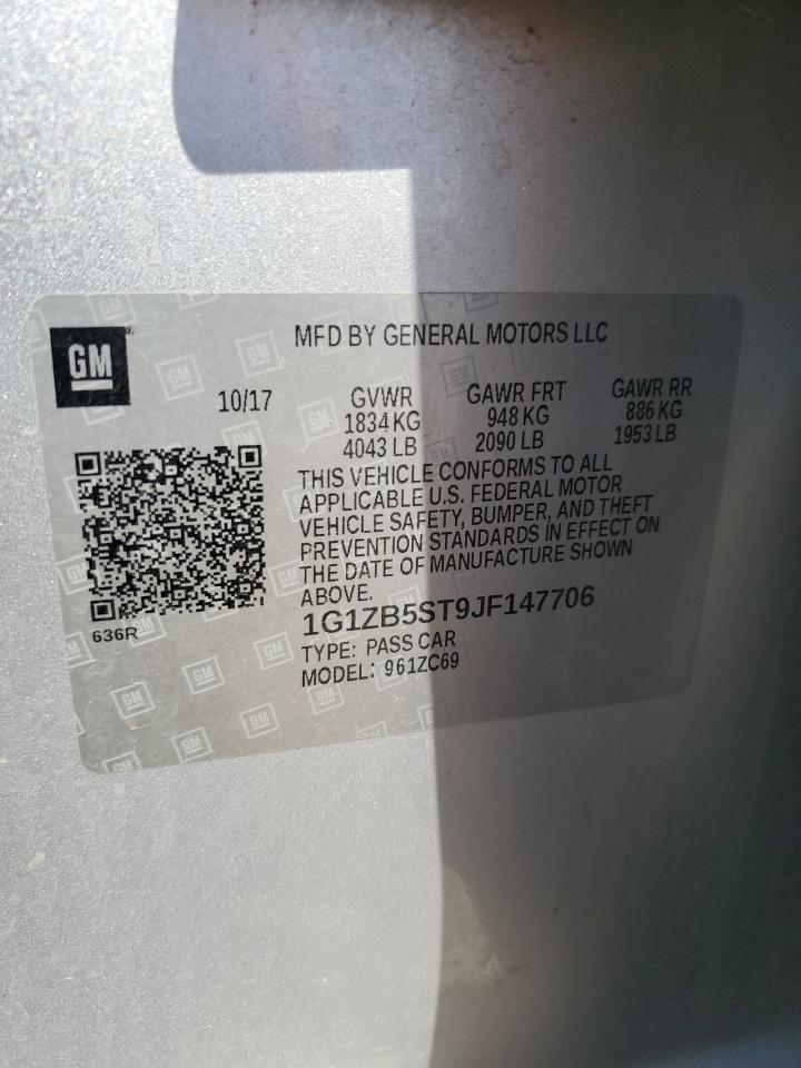 2018 Chevrolet Malibu Ls - zdjęcie 13