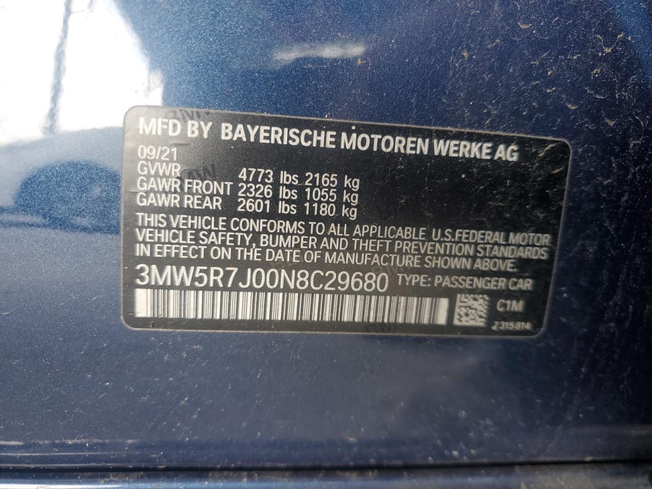 2022 BMW 330Xi - zdjęcie 12