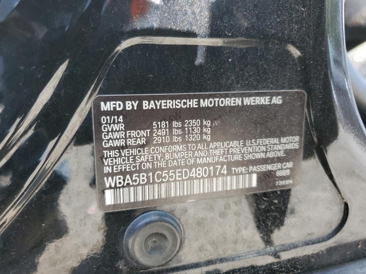 2014 BMW 535 I - zdjęcie 12