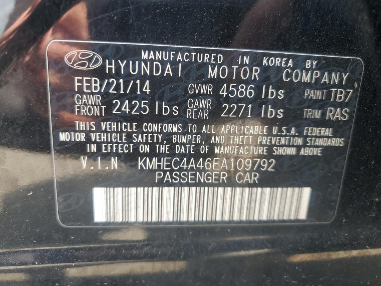 2014 Hyundai Sonata Hybrid - zdjęcie 12
