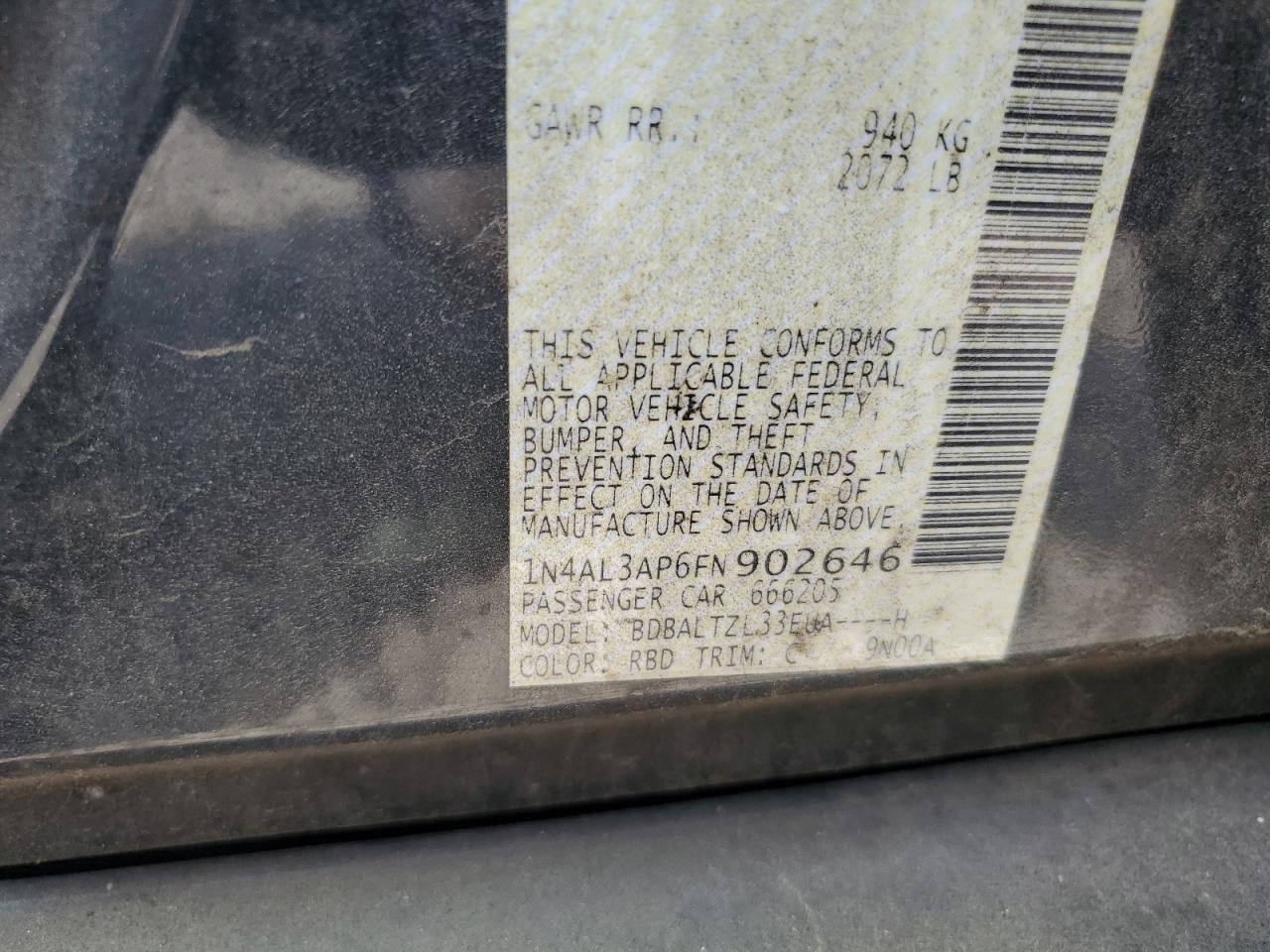 2015 Nissan Altima 2.5 - zdjęcie 12