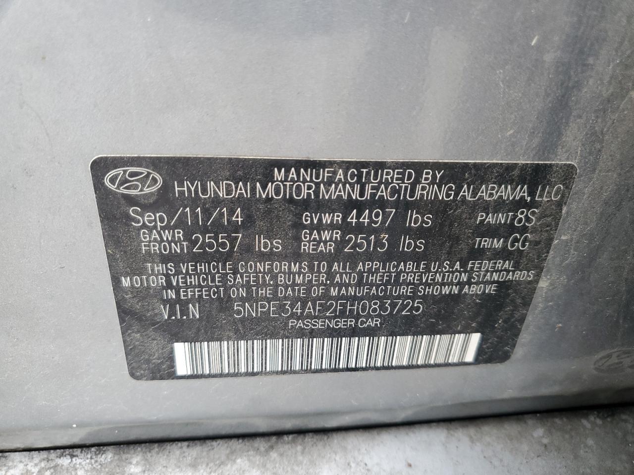 2015 Hyundai Sonata Sport - zdjęcie 12