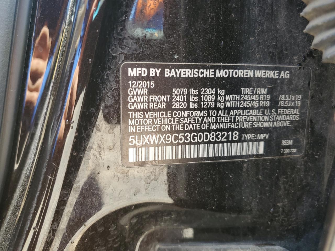 2016 BMW X3 xDrive28I - zdjęcie 13