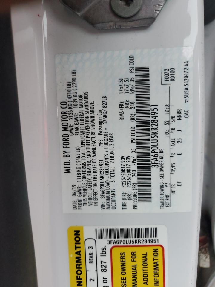 2019 Ford Fusion Se - zdjęcie 12