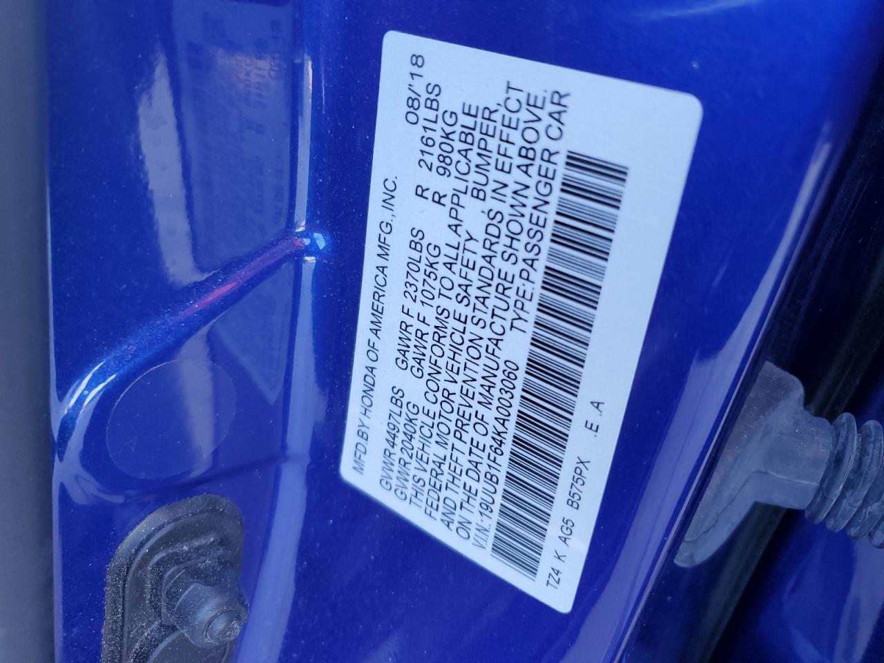 2019 Acura Tlx Technology - zdjęcie 12