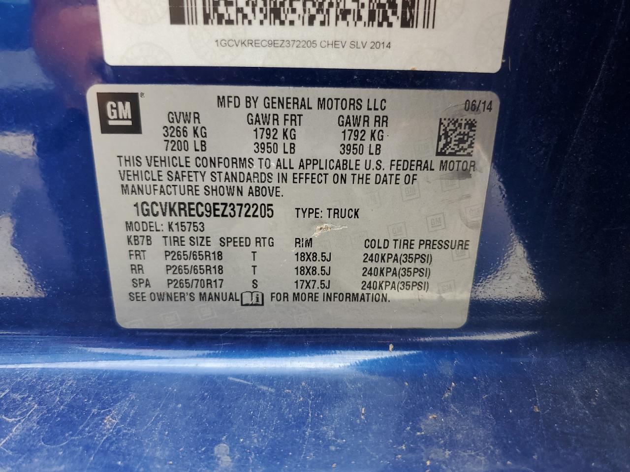 2014 Chevrolet Silverado K1500 Lt - zdjęcie 12