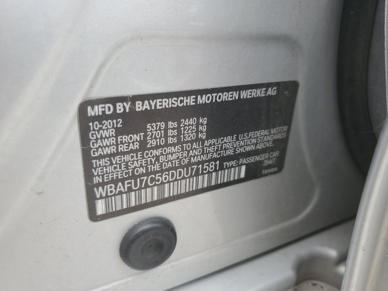 2013 BMW 535 Xi - zdjęcie 12