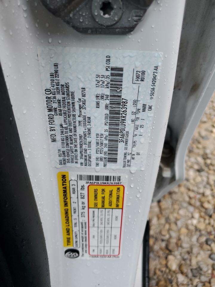 2019 Ford Fusion Se - zdjęcie 12