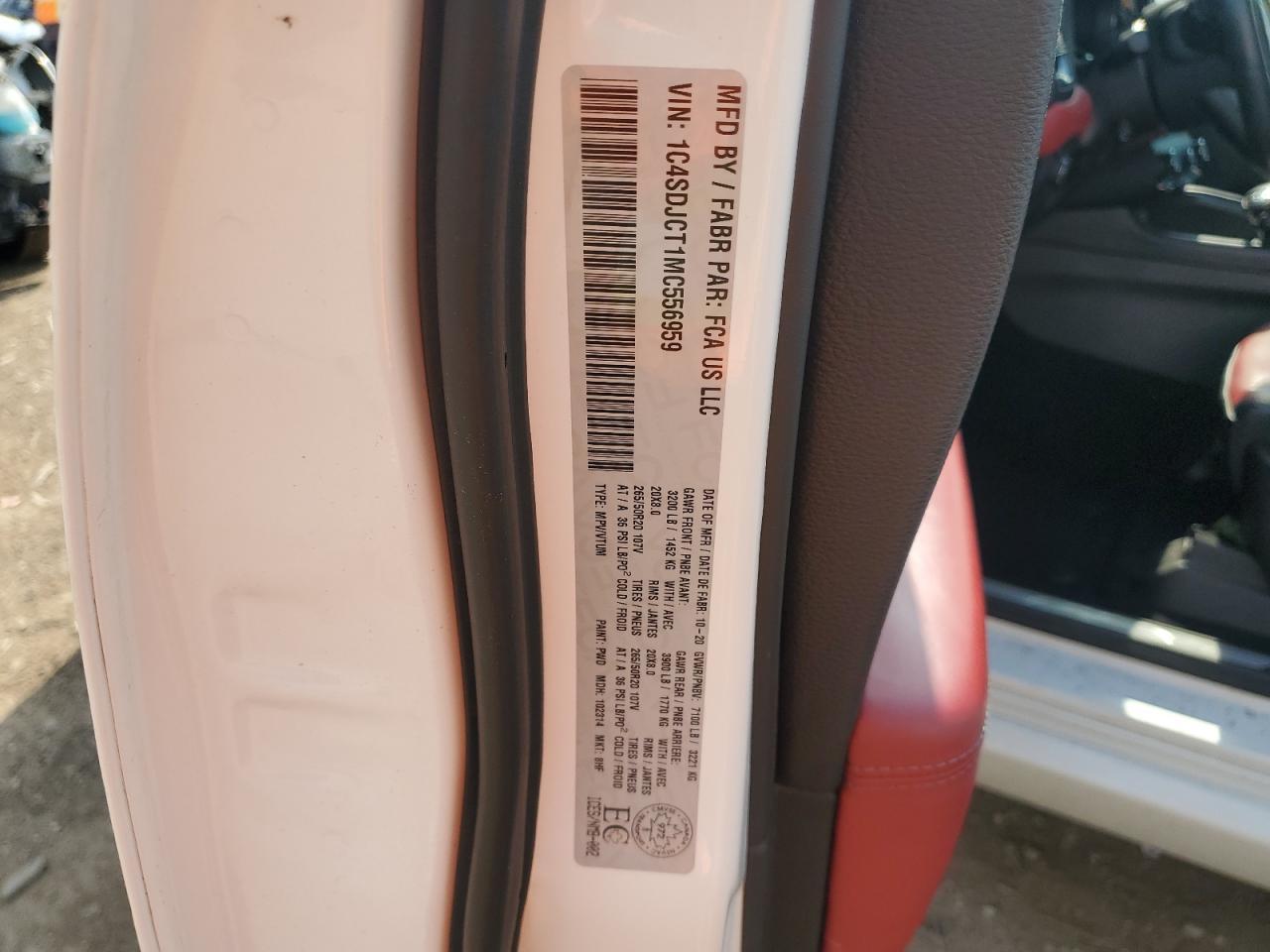 2021 Dodge Durango R/T - zdjęcie 12