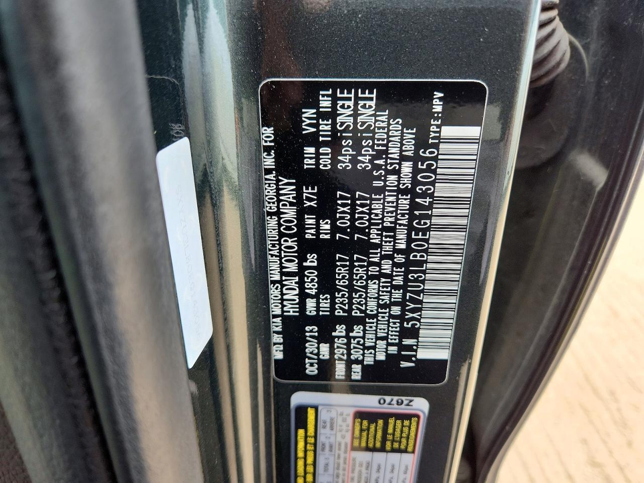 2014 Hyundai Santa Fe Sport 2.4L - zdjęcie 13