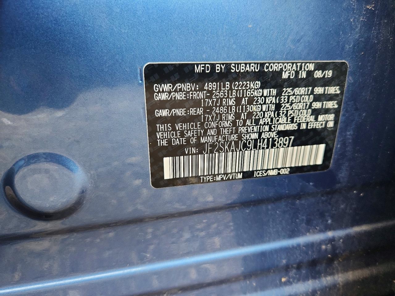 2020 Subaru Forester Premium - zdjęcie 12