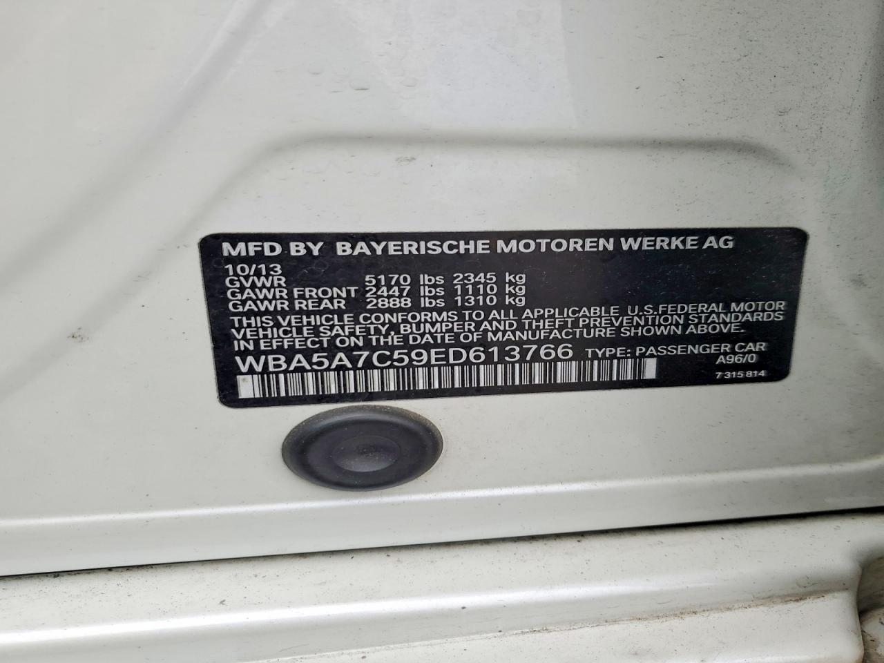 2014 BMW 528 Xi - zdjęcie 12