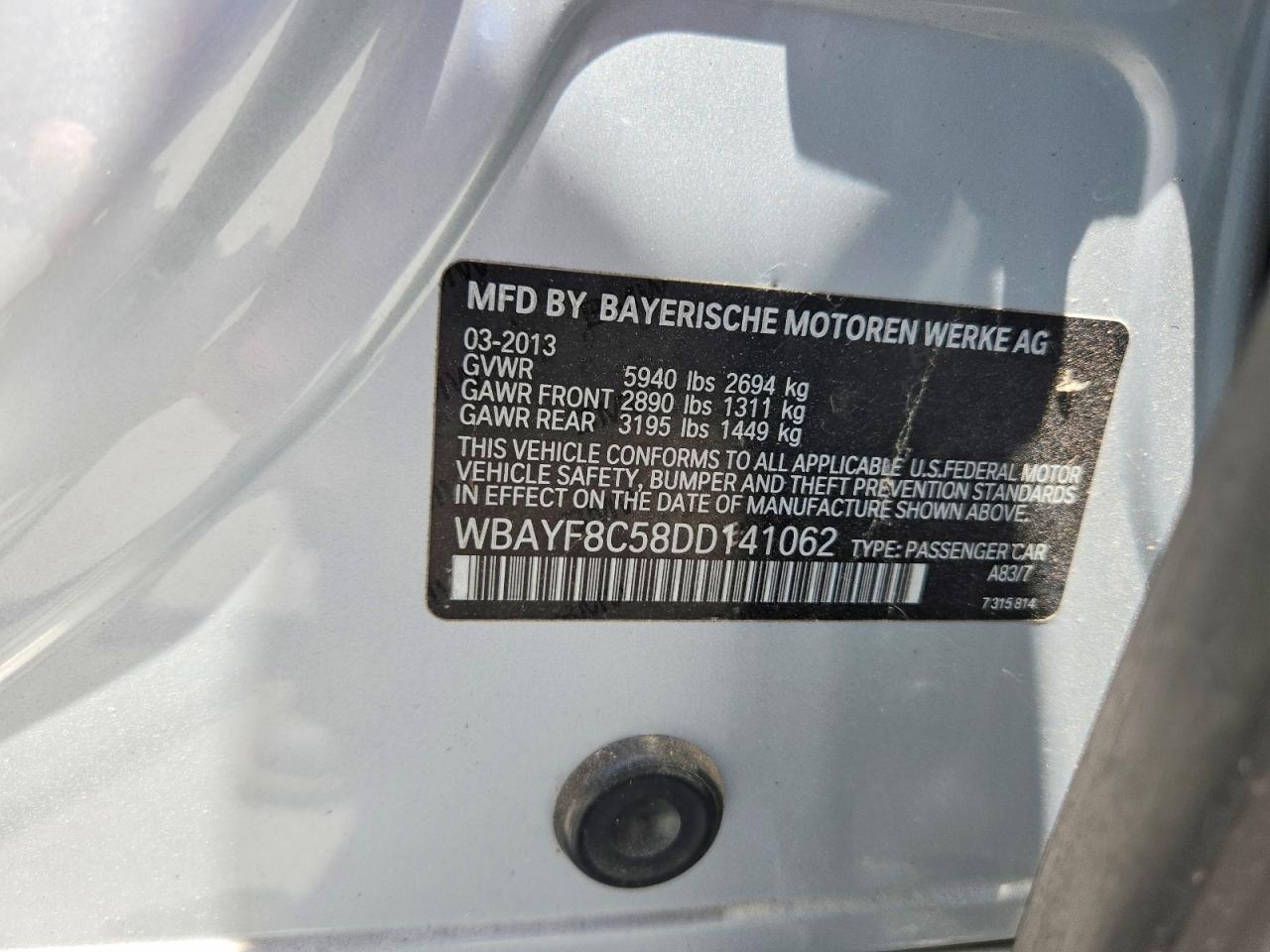 2013 BMW 750 Lxi - zdjęcie 13