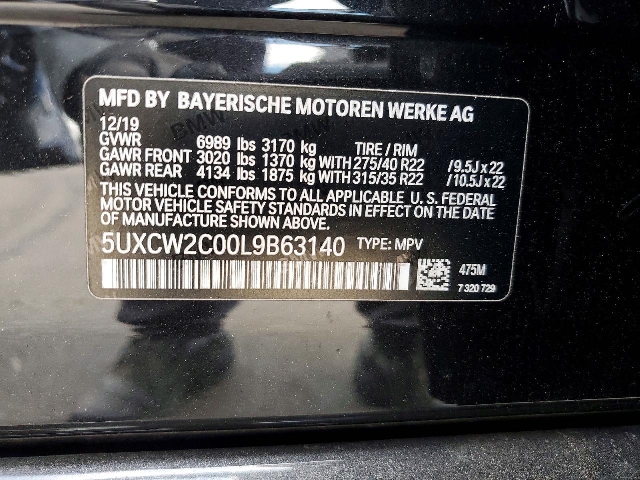 2020 BMW X7 xDrive40I - zdjęcie 14