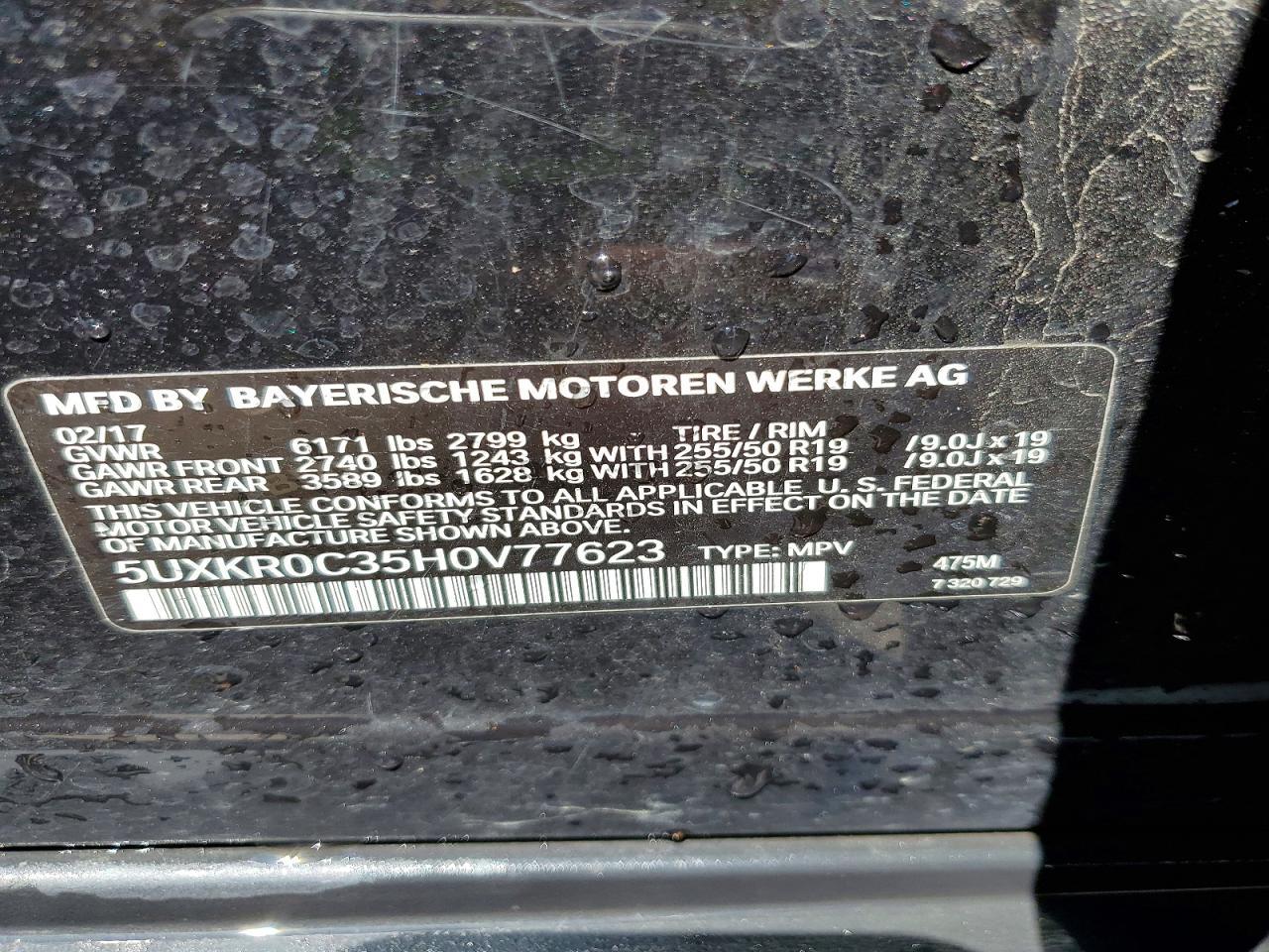 2017 BMW X5 xDrive35I - zdjęcie 13