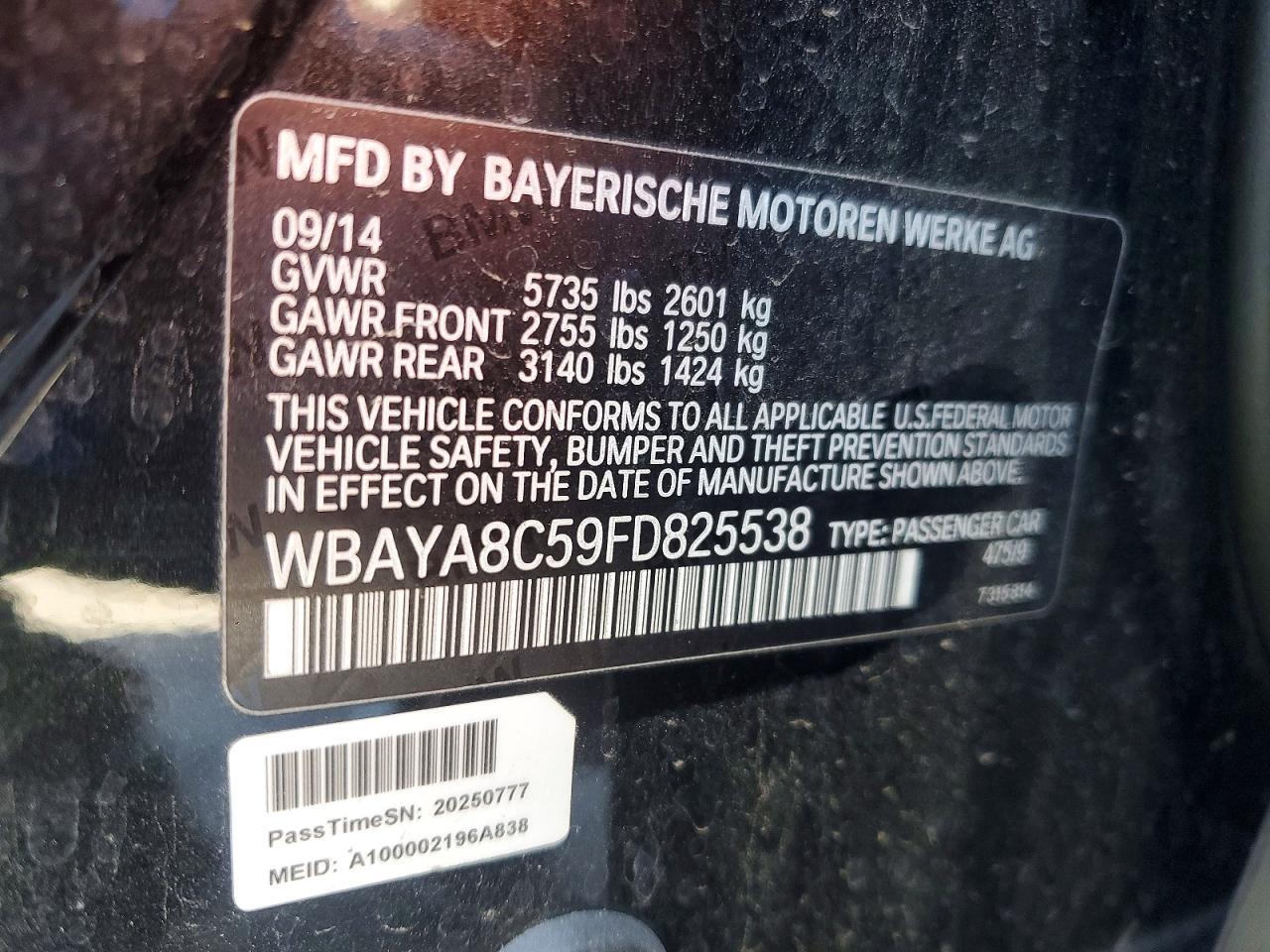 2015 BMW 750 I - zdjęcie 12