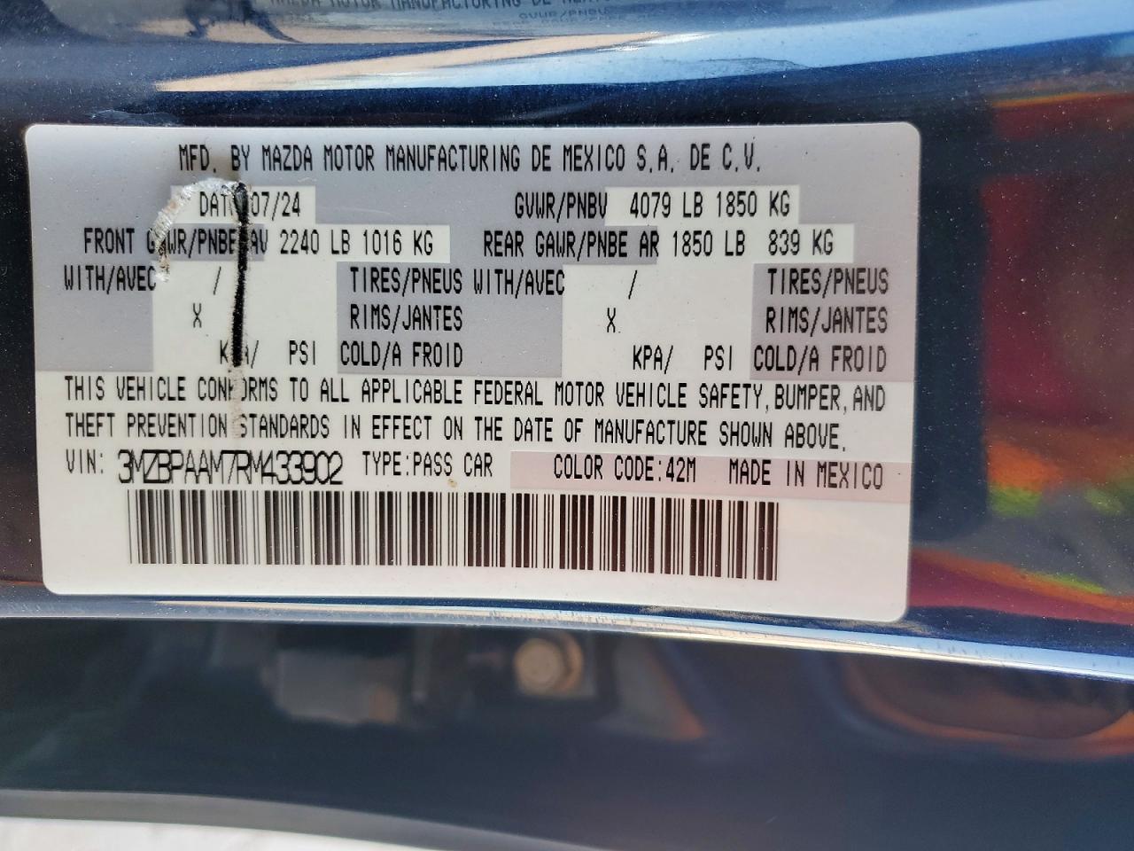 2024 Mazda 3 - zdjęcie 12