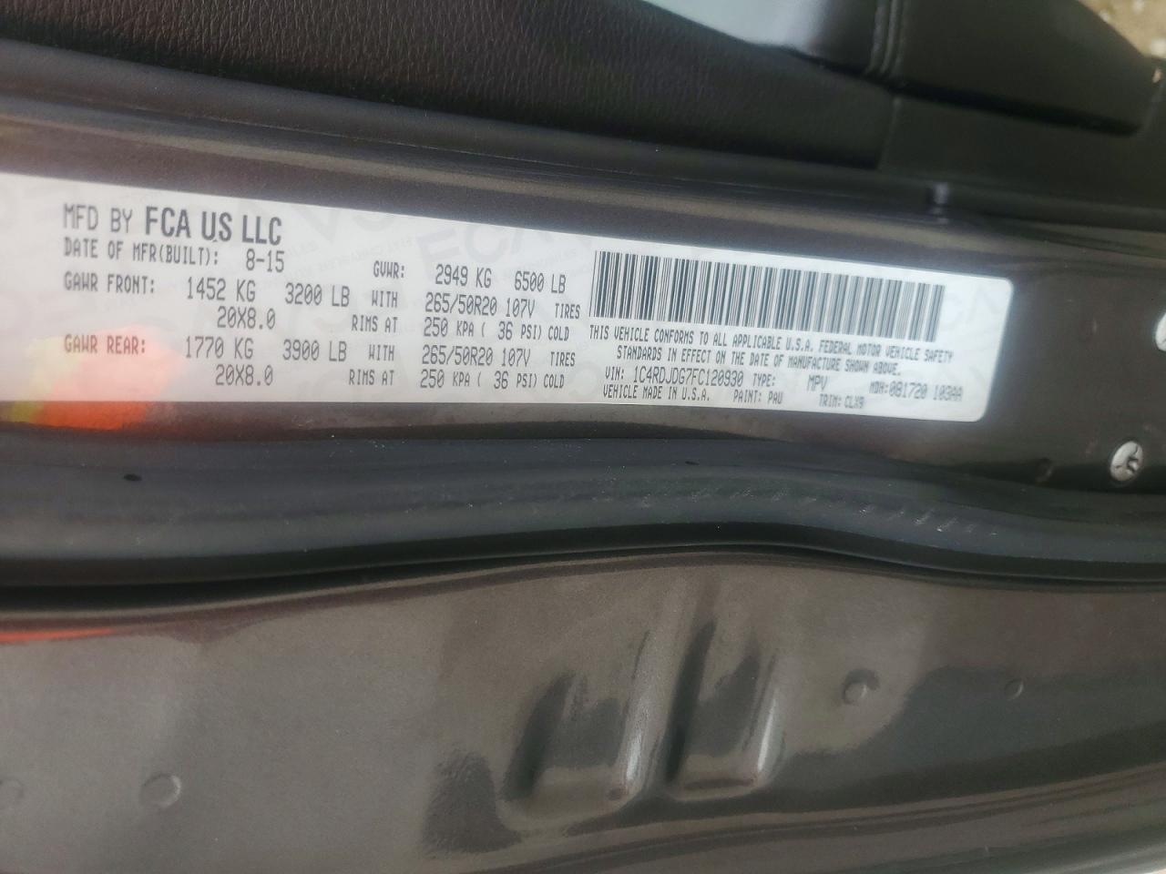 2015 Dodge Durango Limited - zdjęcie 13