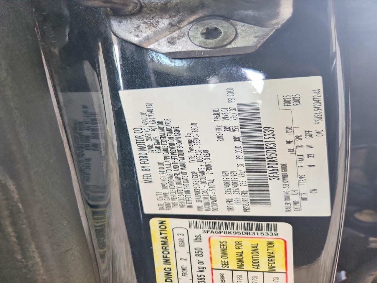 2013 Ford Fusion Titanium - zdjęcie 12