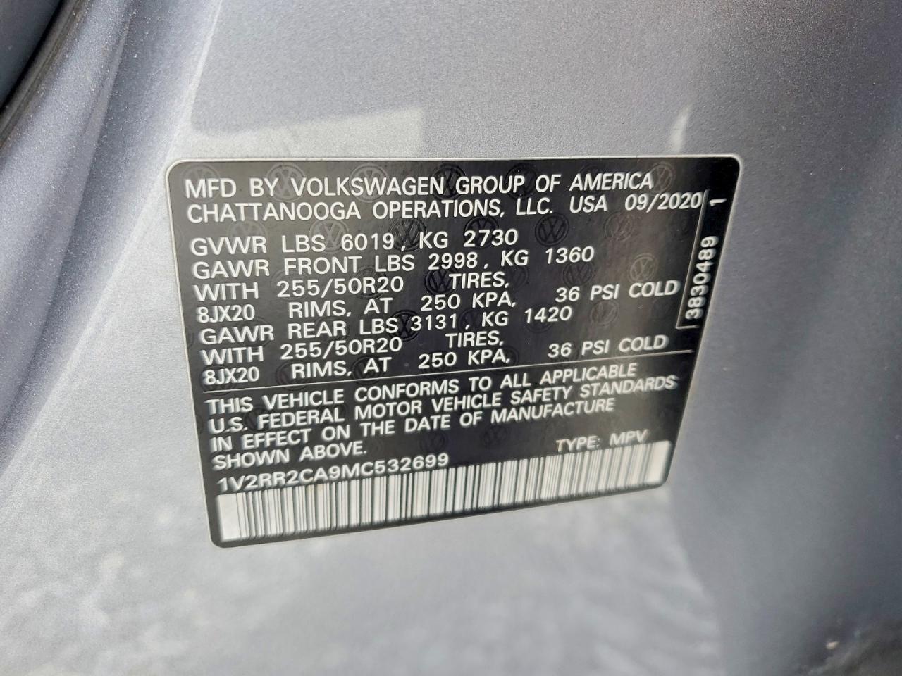 2021 Volks Atlas - zdjęcie 14
