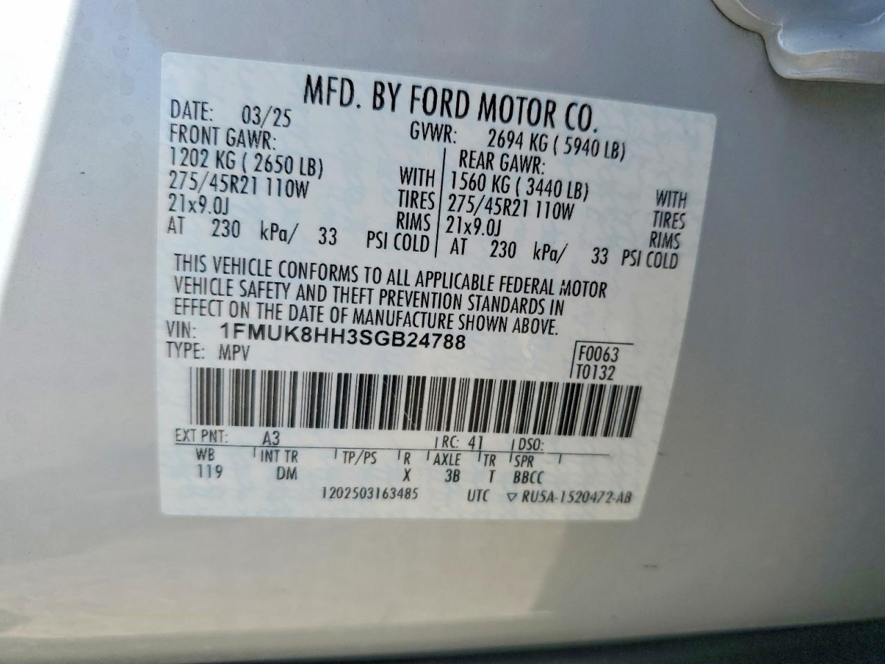 2025 Ford Explorer Platinum - zdjęcie 13