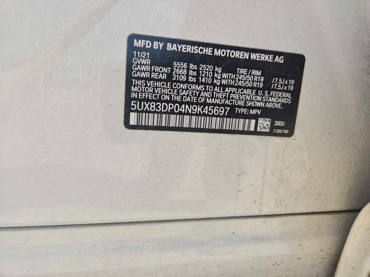 2022 BMW X3 M40I - zdjęcie 13
