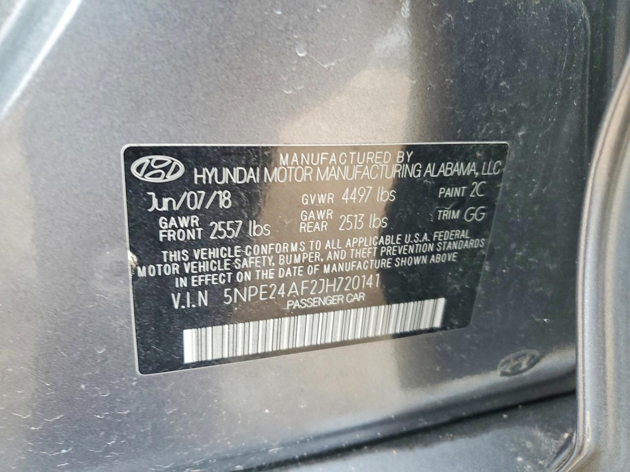 2018 Hyundai Sonata Se - zdjęcie 13