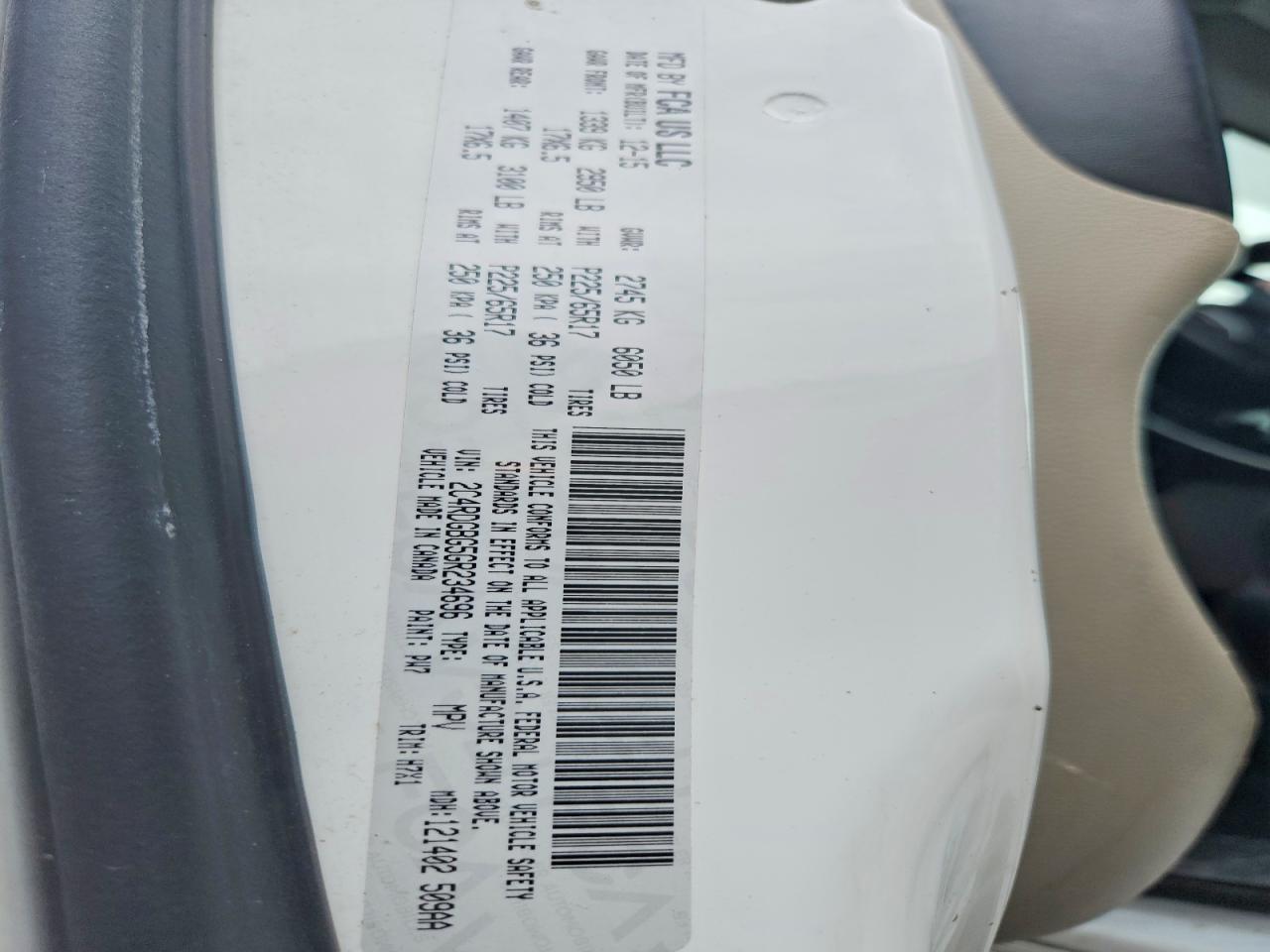 2016 Dodge Grand Caravan Se - zdjęcie 14