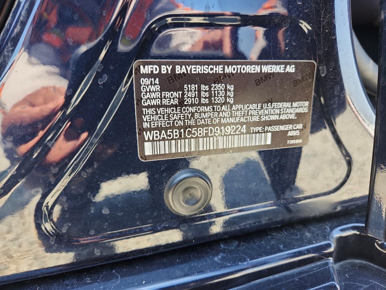 2015 BMW 535 I - zdjęcie 13