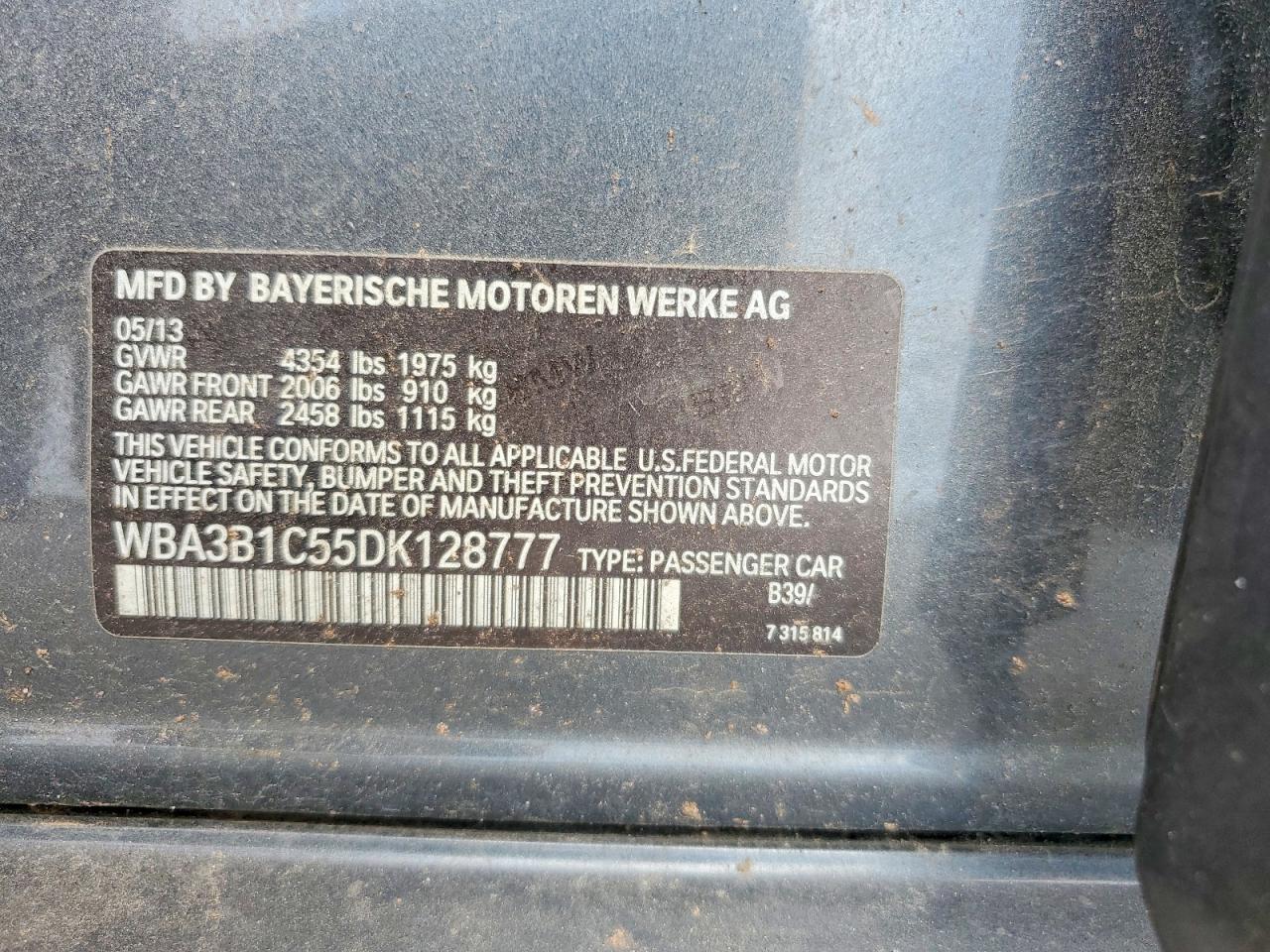 2013 BMW 320 I - zdjęcie 12