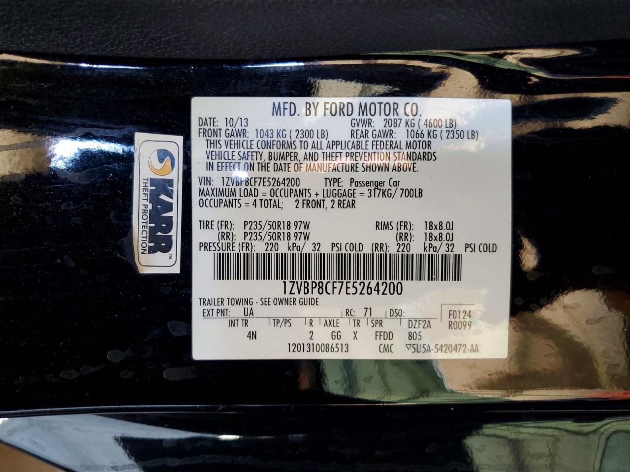 2014 Ford Mustang Gt - zdjęcie 12