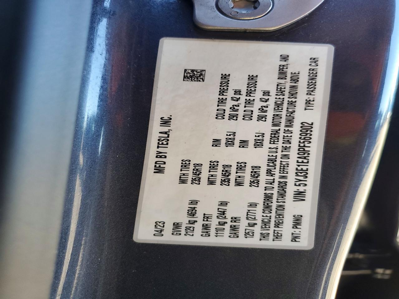 2023 Tesla Model 3 - zdjęcie 13