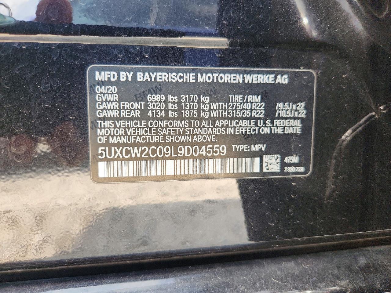 2020 BMW X7 xDrive40I - zdjęcie 13