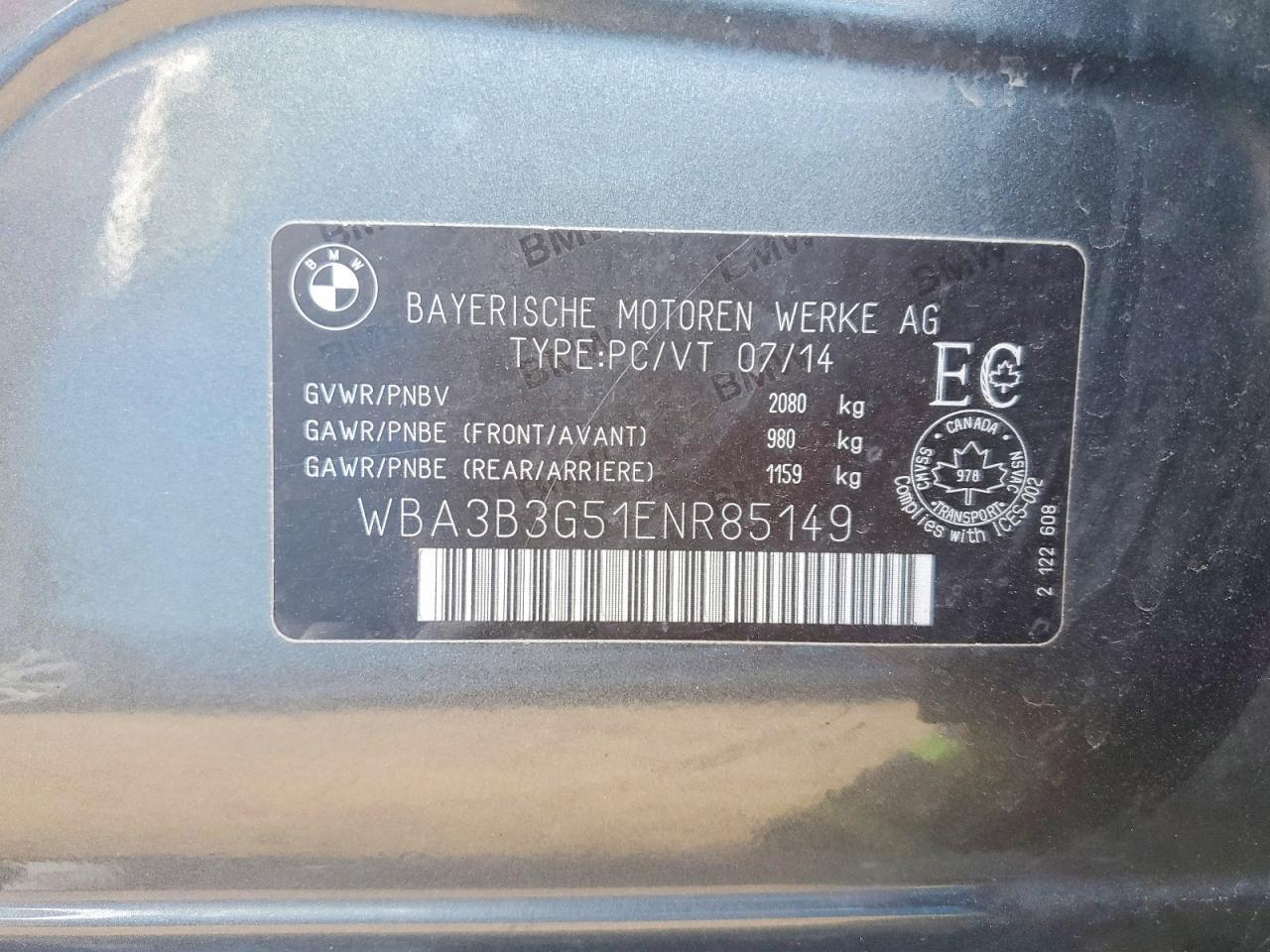 2014 BMW Seria 3 328i - zdjęcie 13