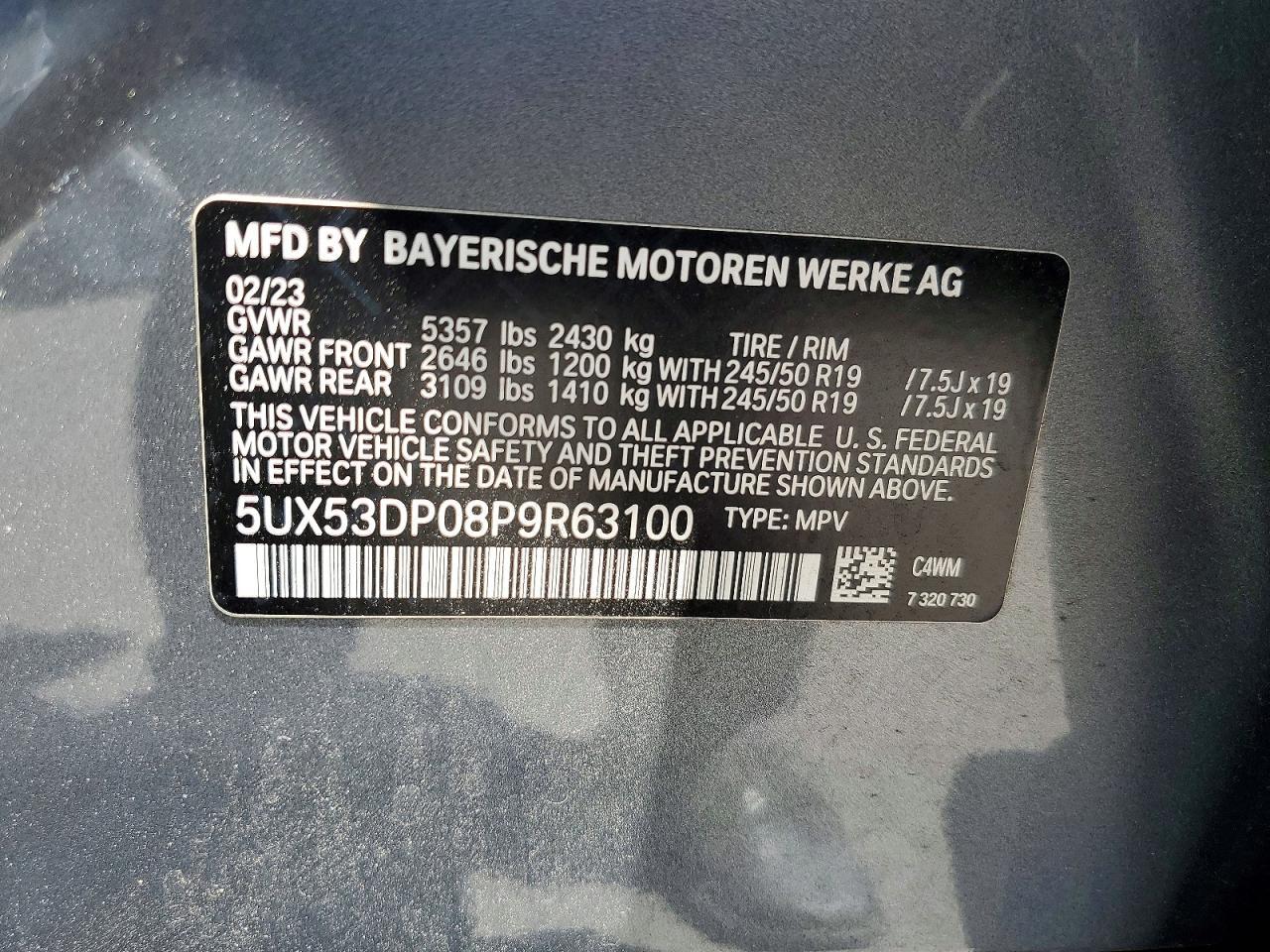 2023 BMW X3 xDrive30I - zdjęcie 13