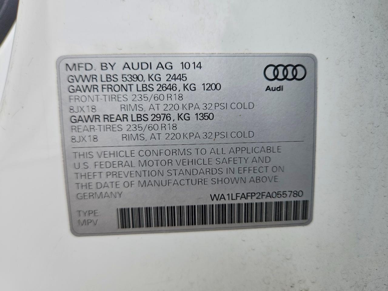 2015 Audi Q5 Premium Plus - zdjęcie 12