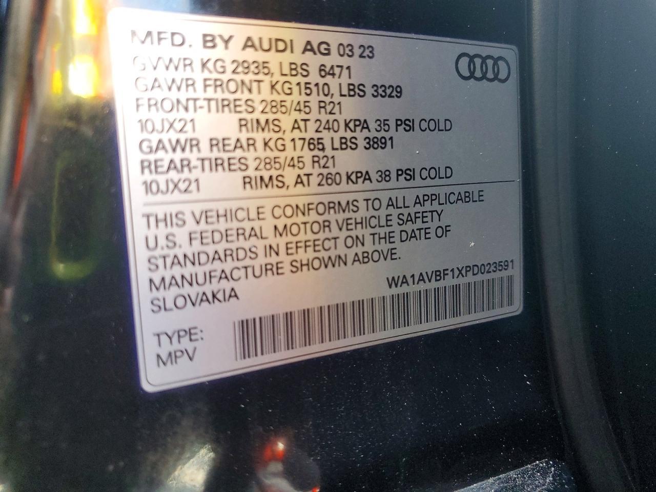 2023 Audi Q8 Premium - zdjęcie 12