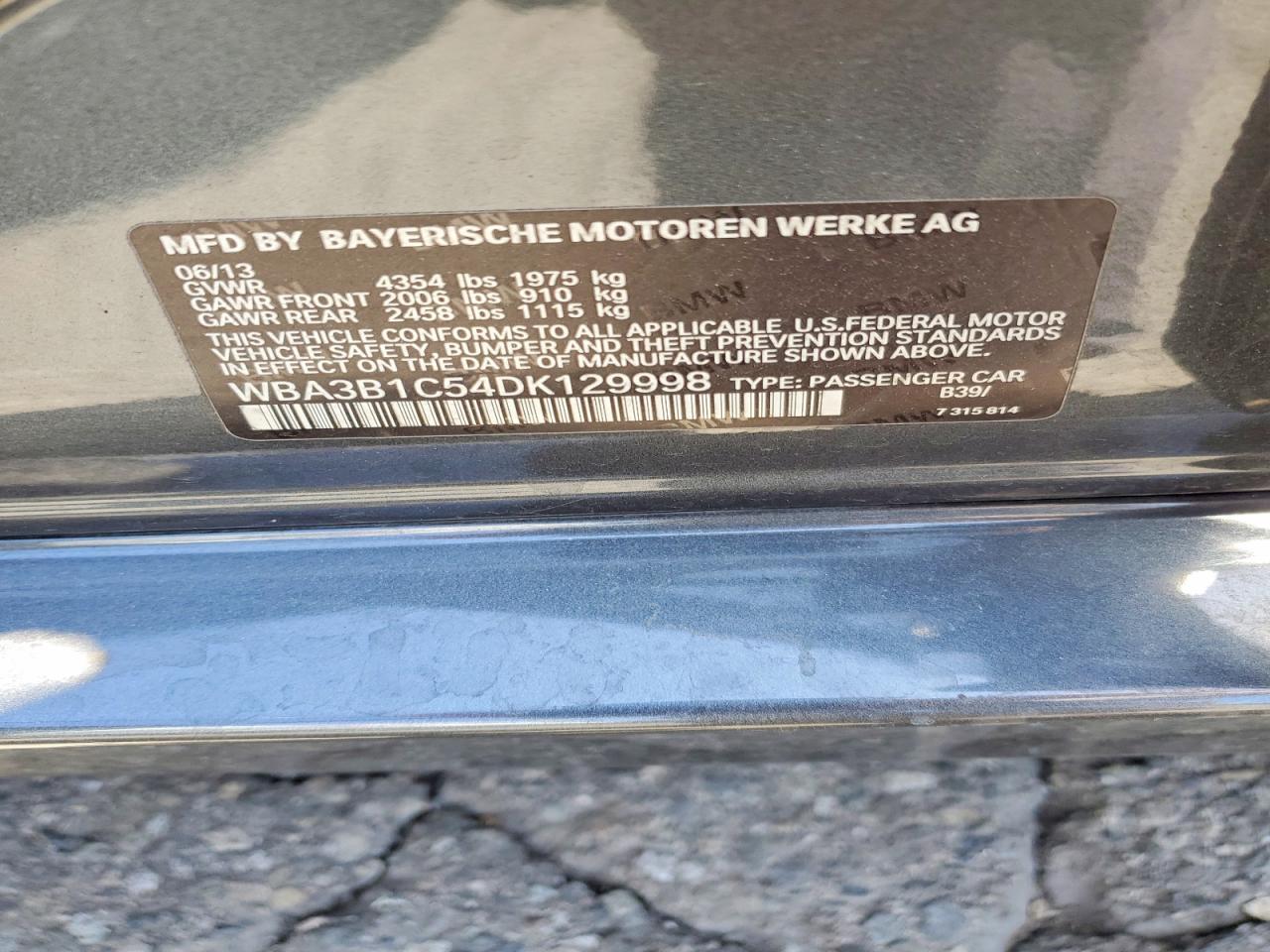2013 BMW 320 I - zdjęcie 12