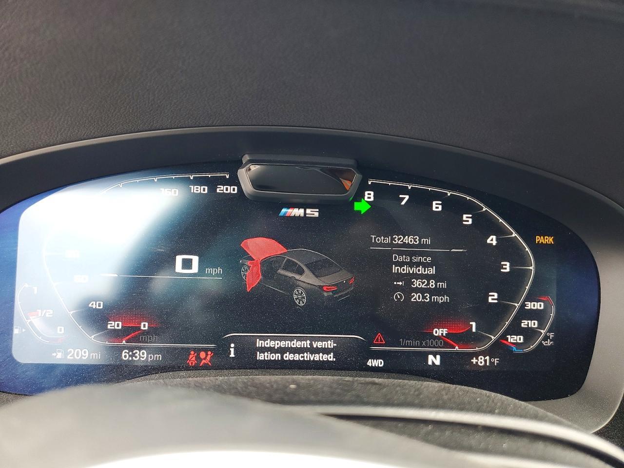2021 BMW M5 - zdjęcie 9