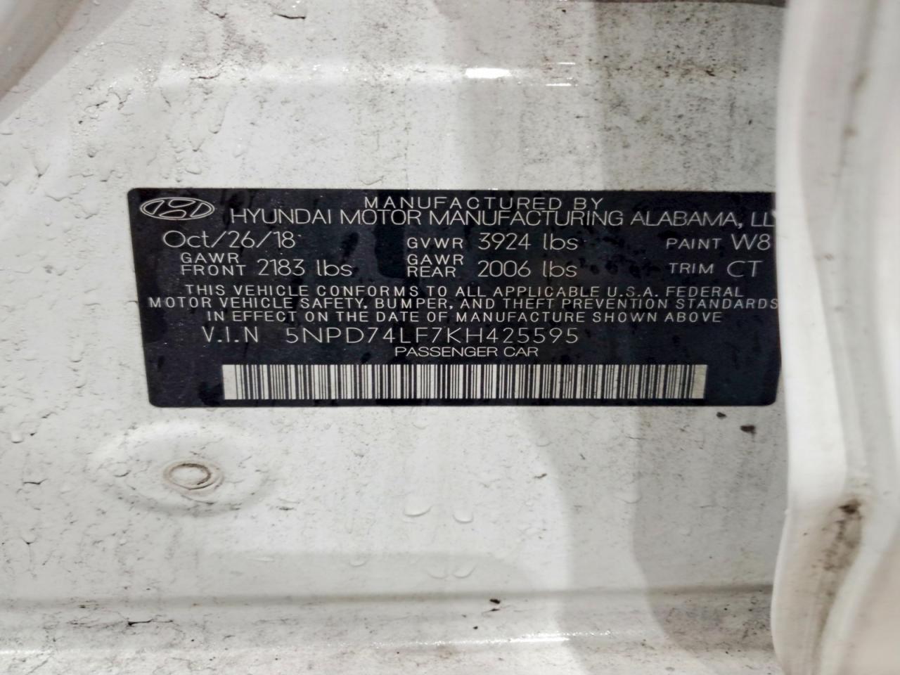 2019 Hyundai Elantra Se - zdjęcie 12