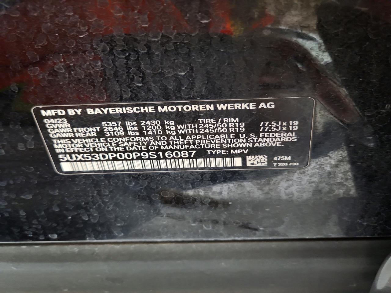 2023 BMW X3 xDrive30I - zdjęcie 13