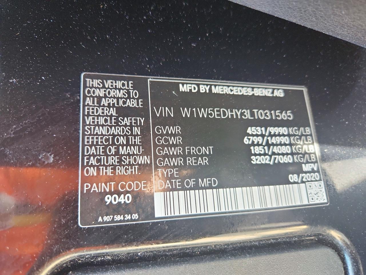 2020 Mercedes-Benz Sprinter 3500 - zdjęcie 13