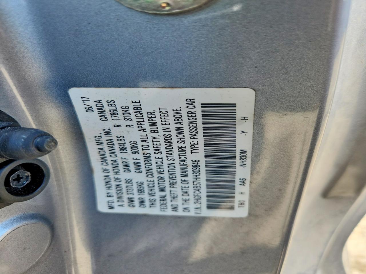 2017 Honda Civic Lx - zdjęcie 12