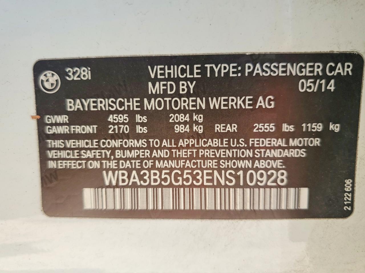 2014 BMW Seria 3 328i - zdjęcie 12
