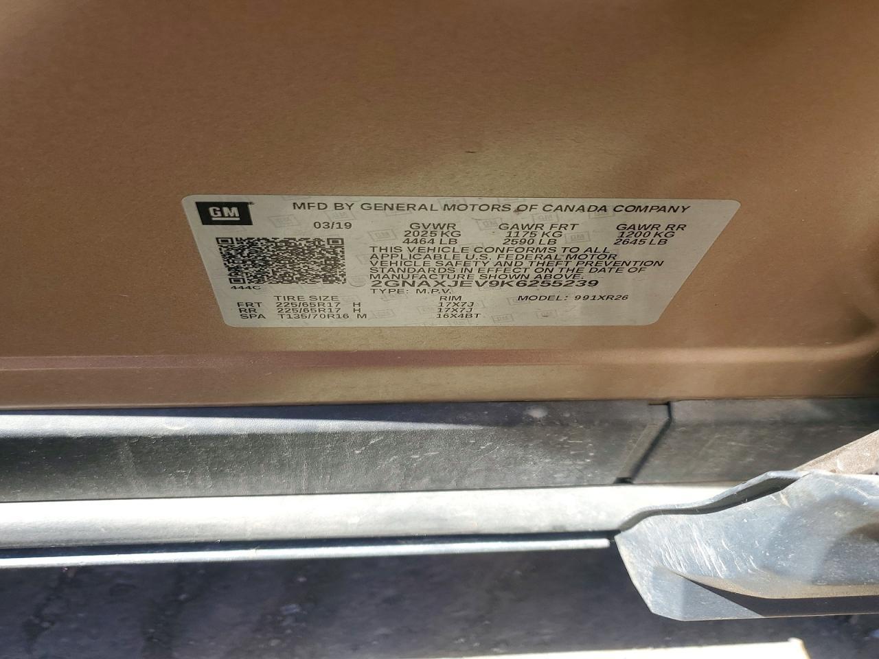 2019 Chevrolet Equinox Lt - zdjęcie 13