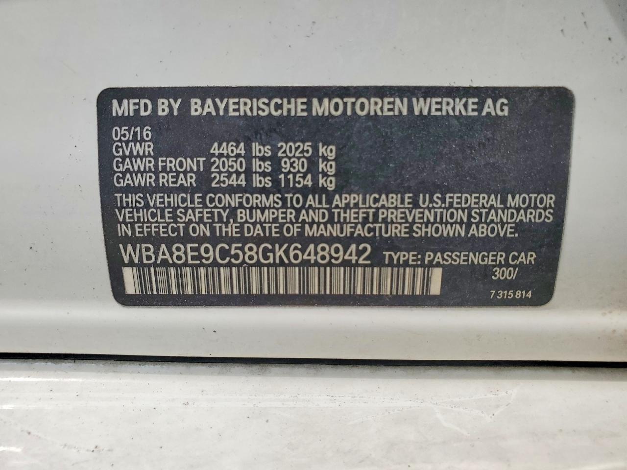 2016 BMW 328 I Sulev - zdjęcie 12