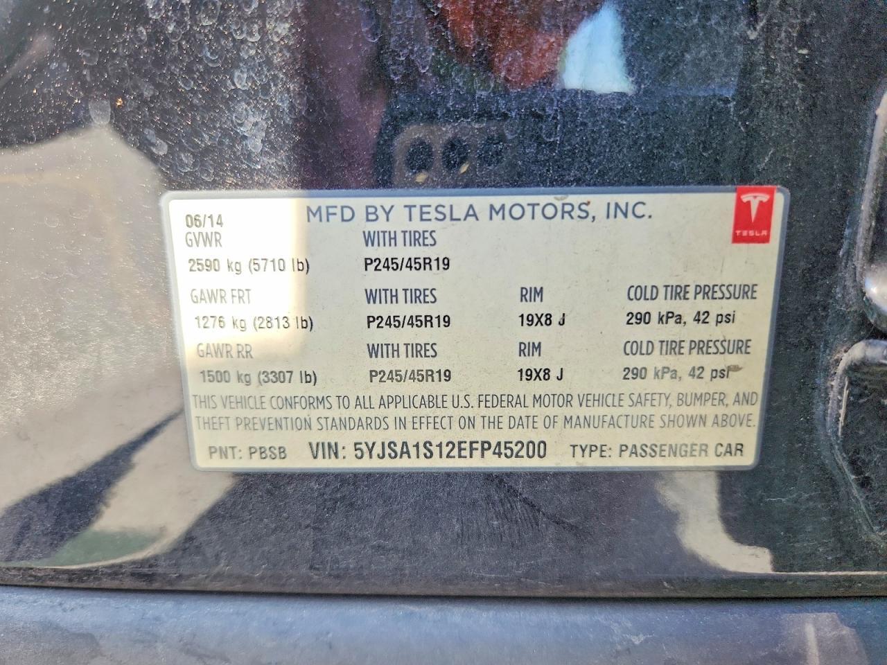 2014 Tesla Model S - zdjęcie 12