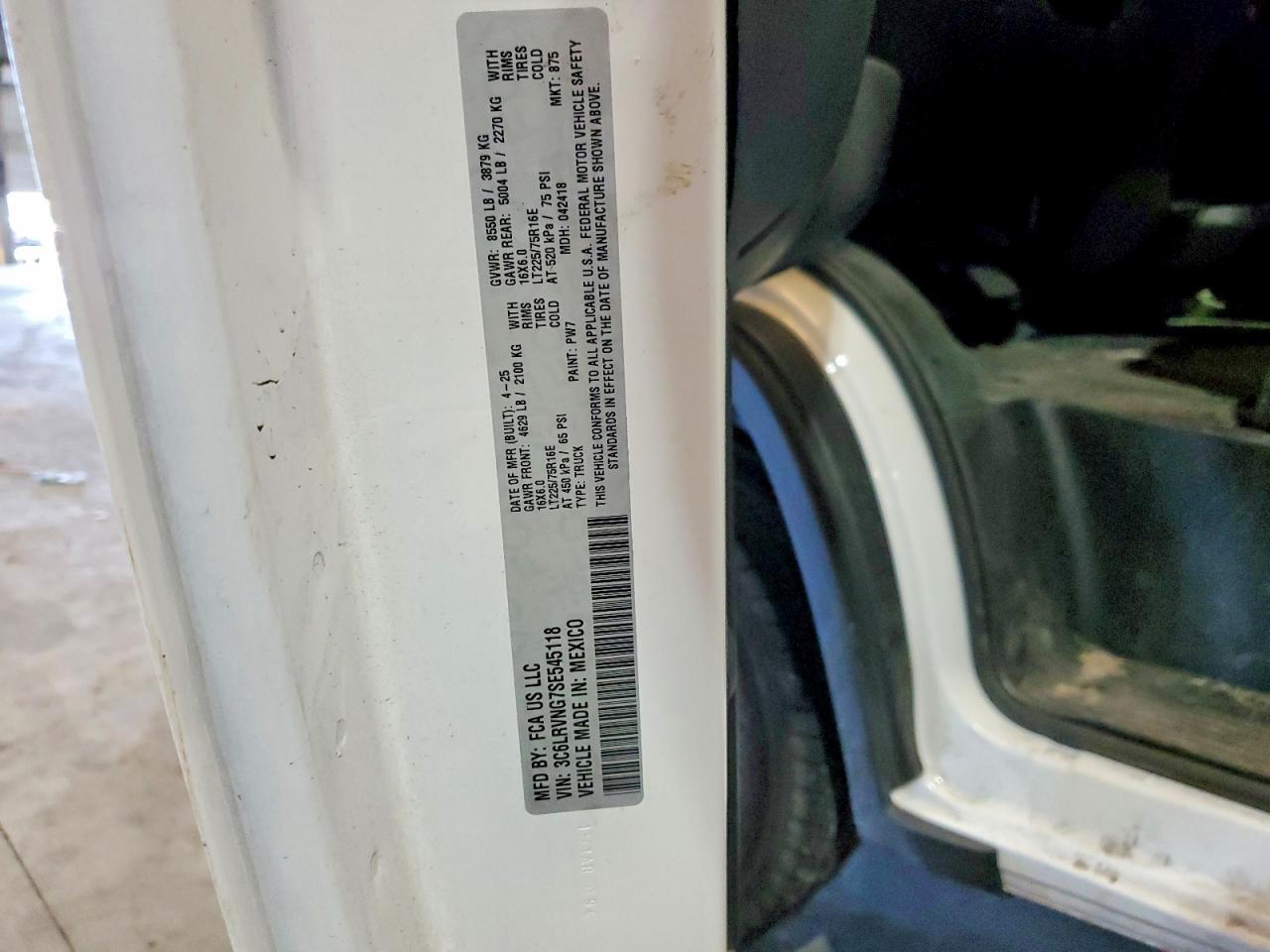 2025 Ram Promaster 1500 1500 Standard - zdjęcie 13