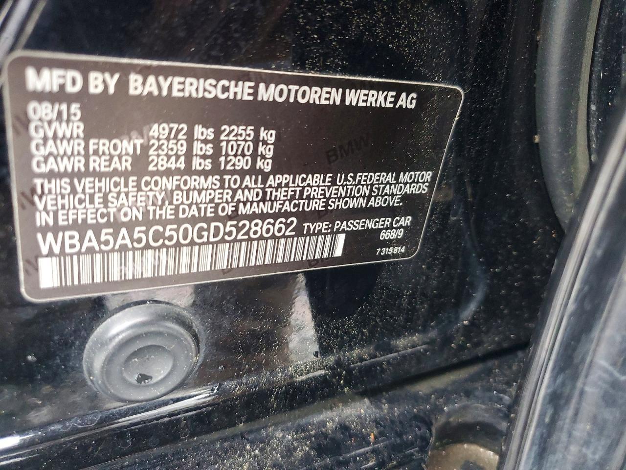 2016 BMW 528 I - zdjęcie 12